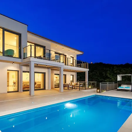 Luxury Vin With Pool & Sea View Matulji